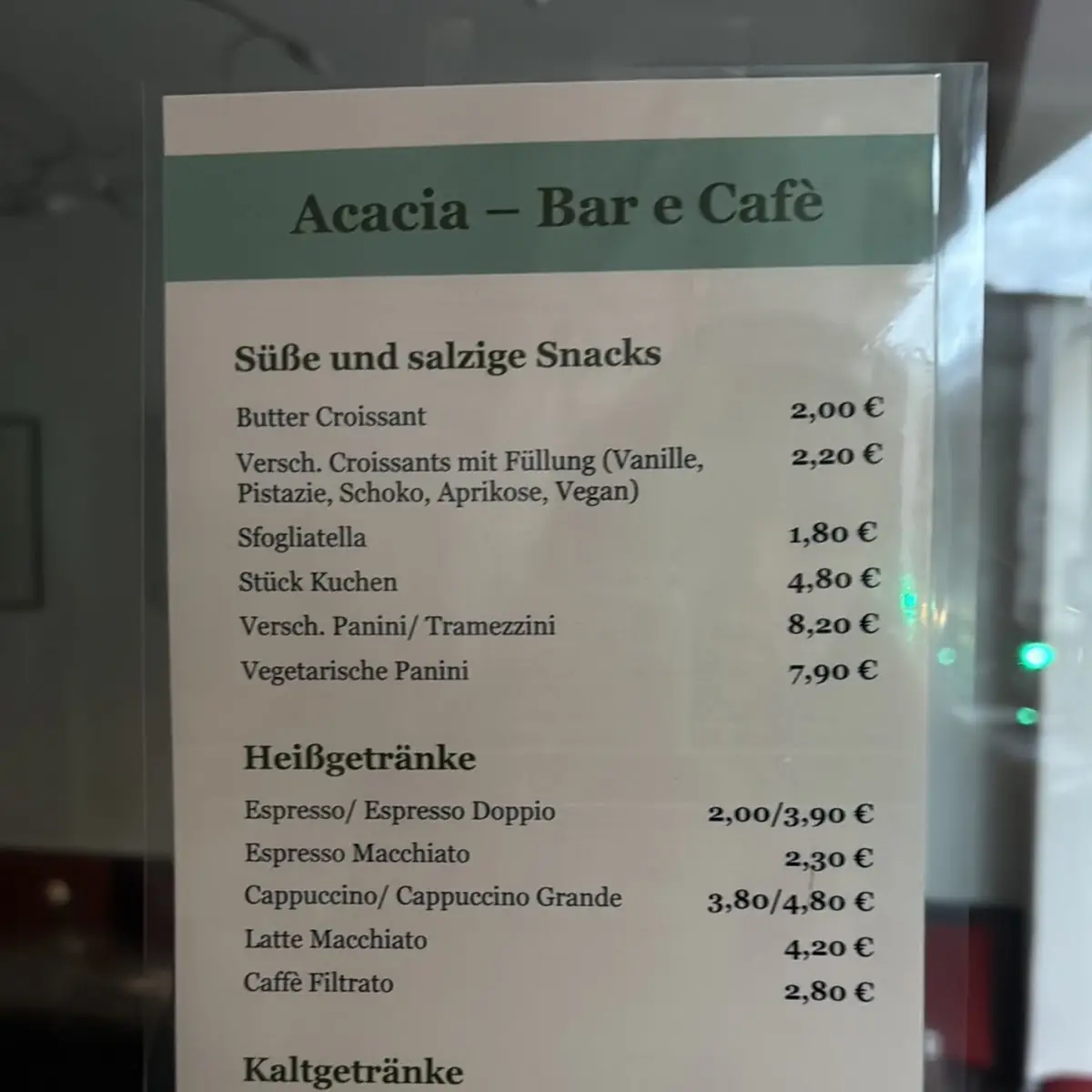 Speisekarte photo 1