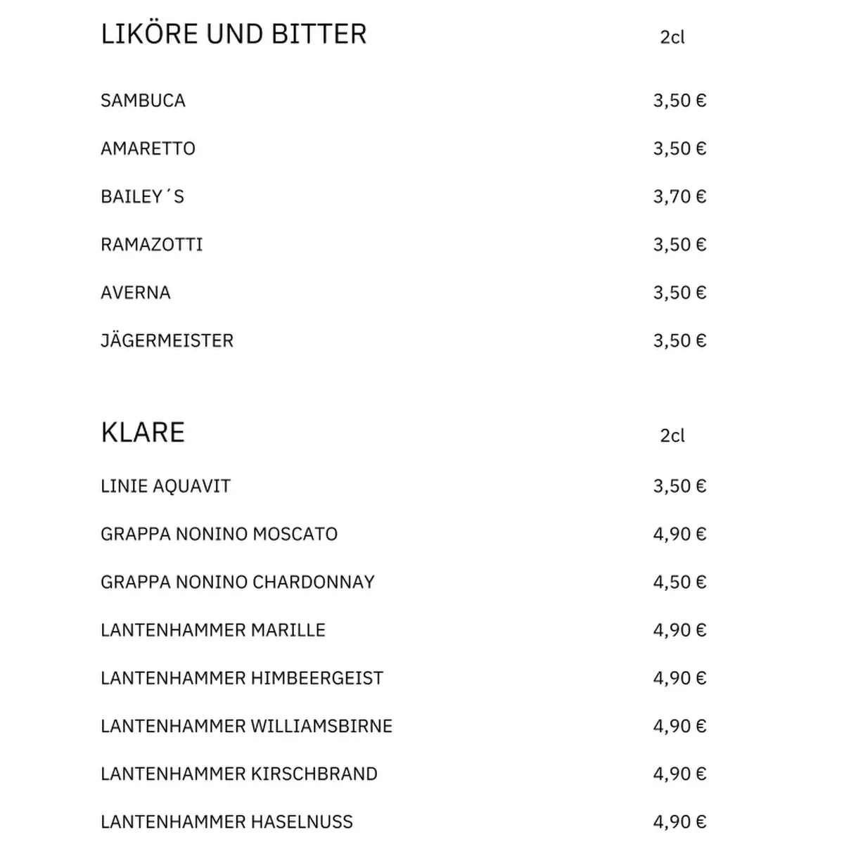Speisekarte photo 6