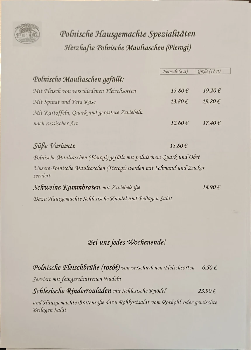 Speisekarte photo 1