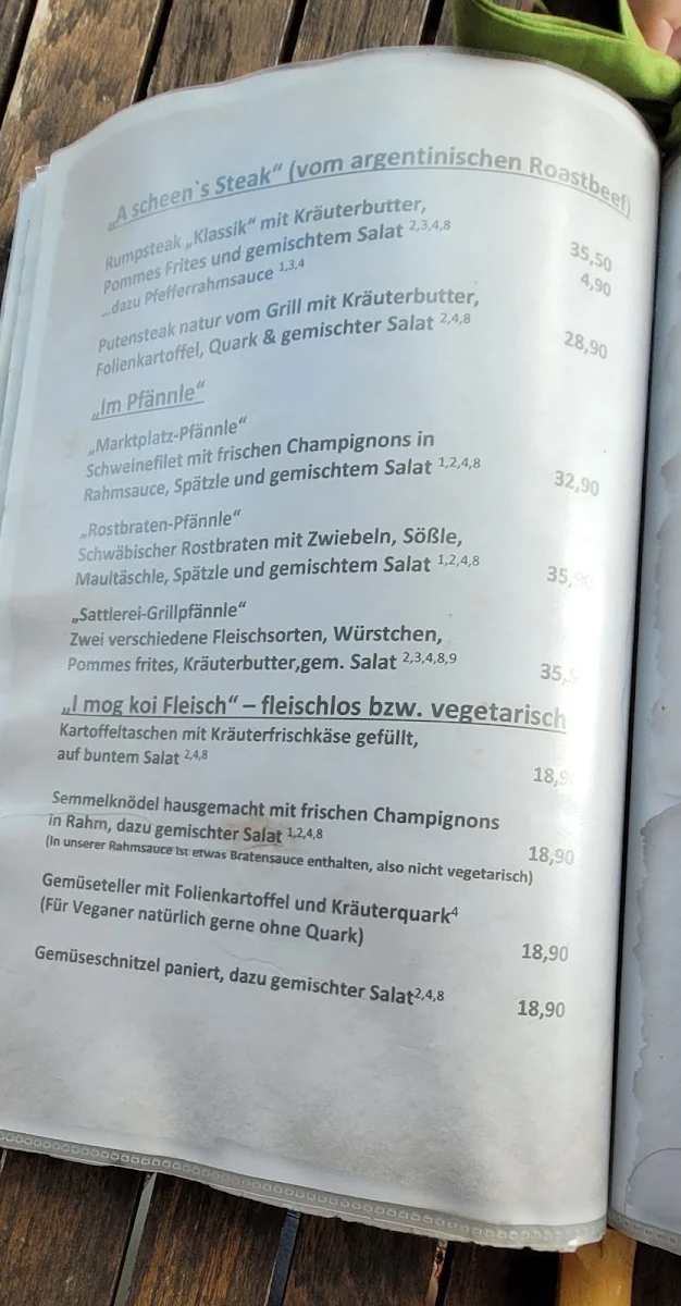 Speisekarte photo 1