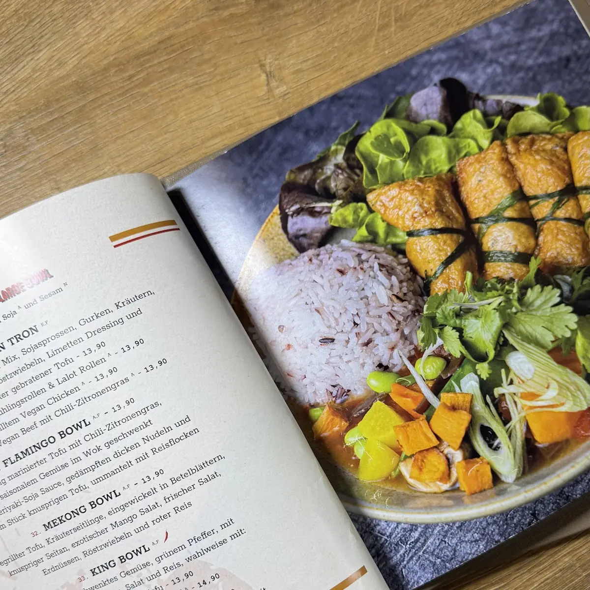 Speisekarte, To1980 Vegan - Pempelfort Düsseldorf