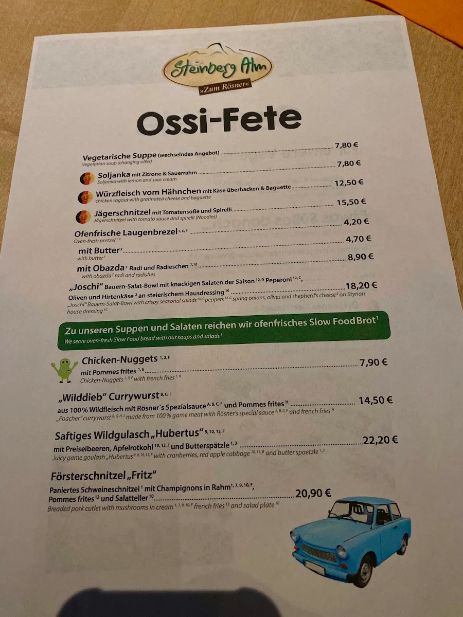 Speisekarte photo 3