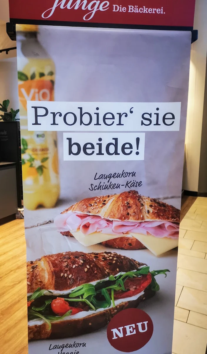 Speisekarte, Junge Die Bäckerei.