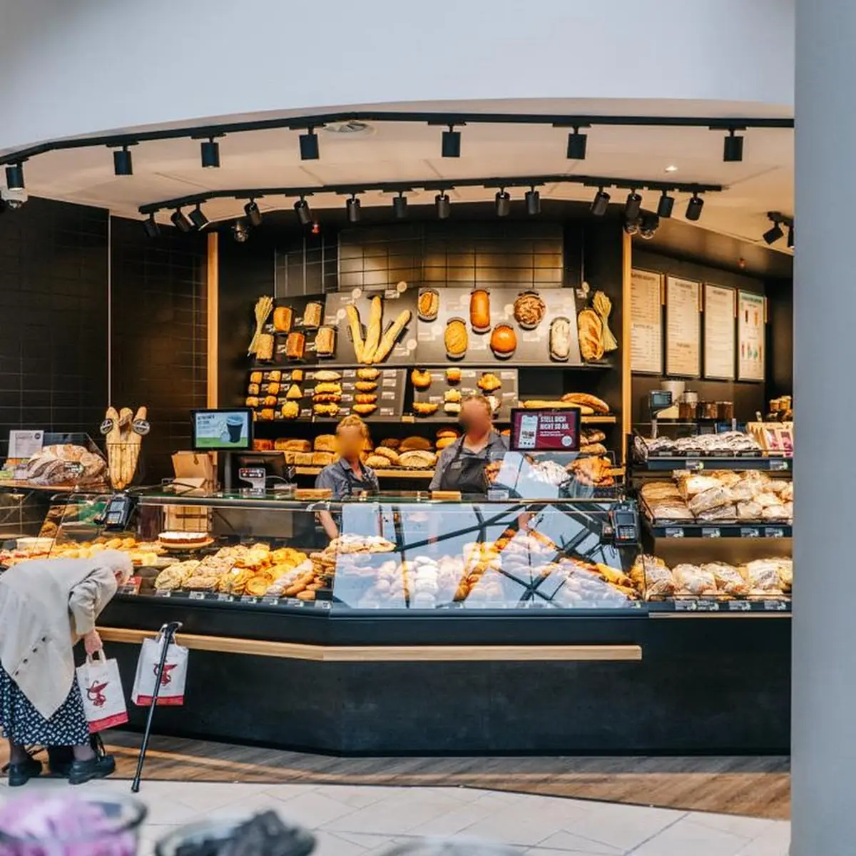 Atmosphäre, Junge Die Bäckerei.