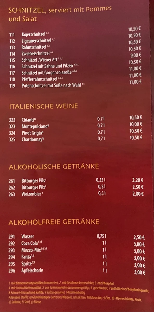 Speisekarte photo 1