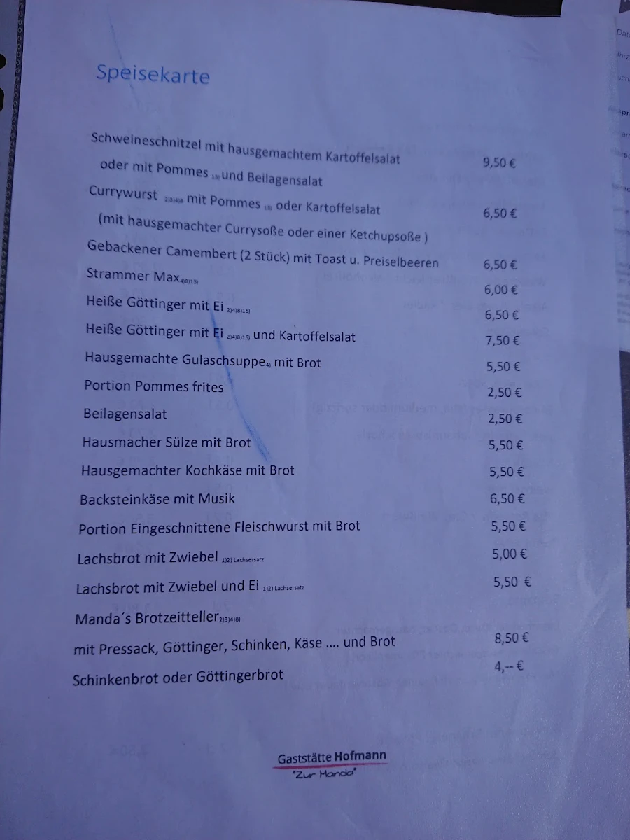 Speisekarte photo 9