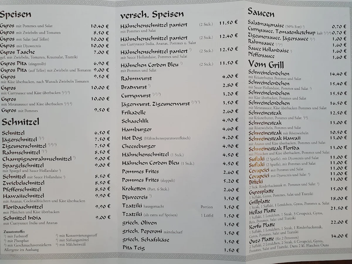 Speisekarte photo 6