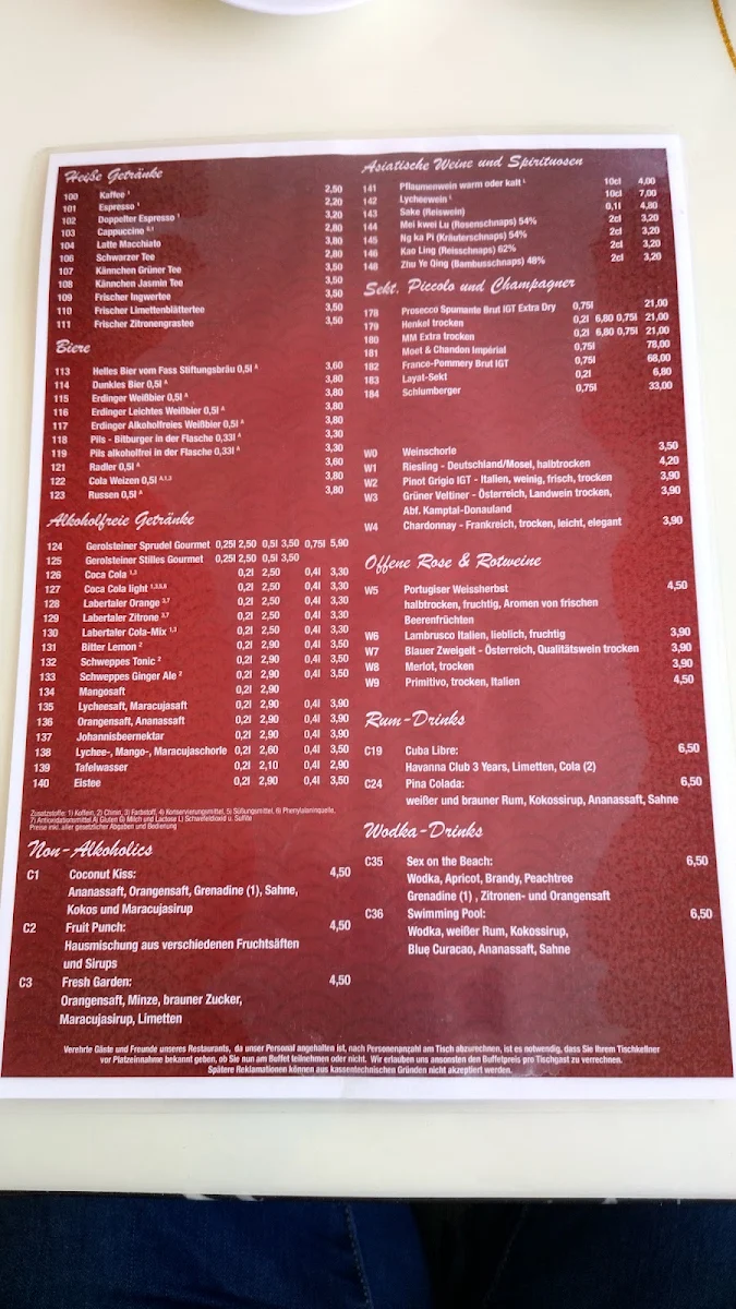Speisekarte photo 2