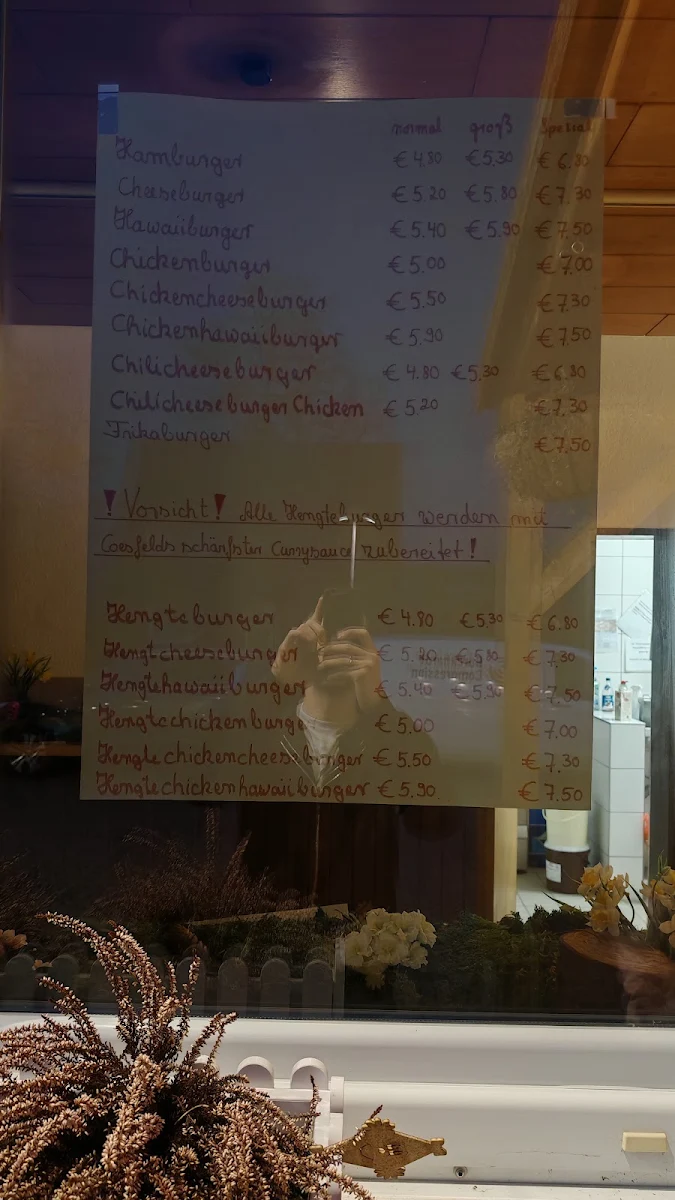 Speisekarte, Hengte-Grill