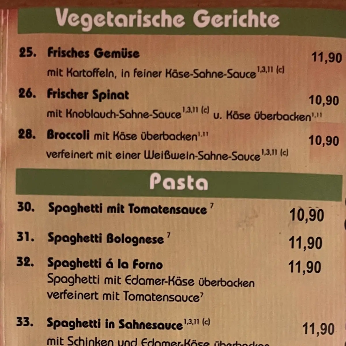 Speisekarte photo 3