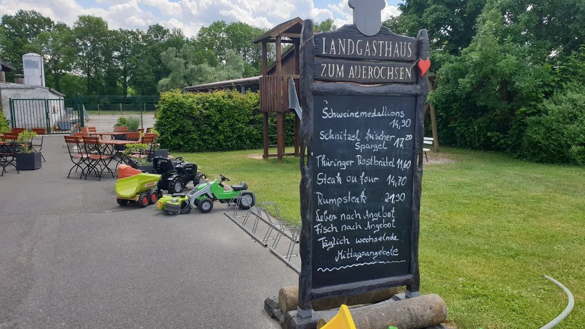 Speisekarte, Landgasthaus zum Auerochsen