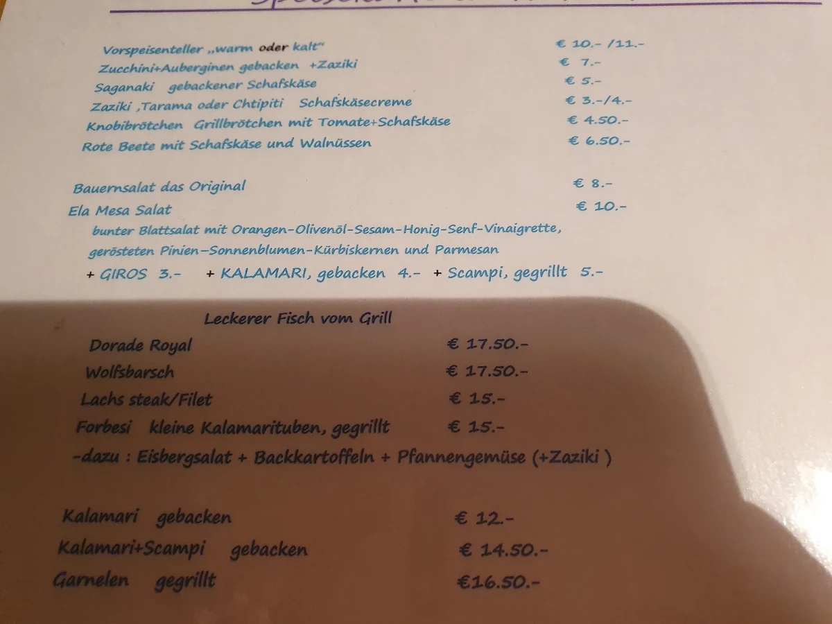 Speisekarte photo 5