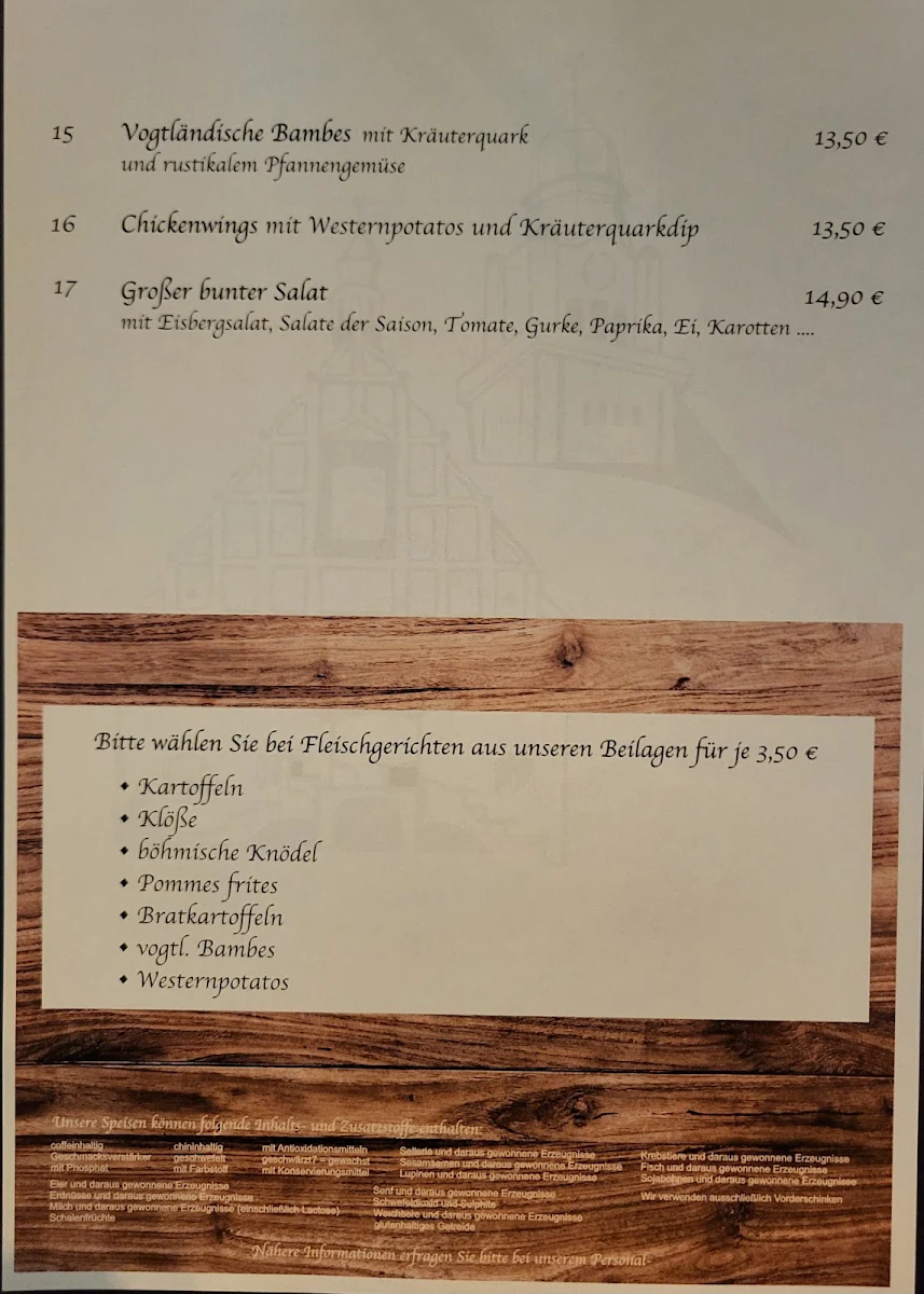 Speisekarte photo 1