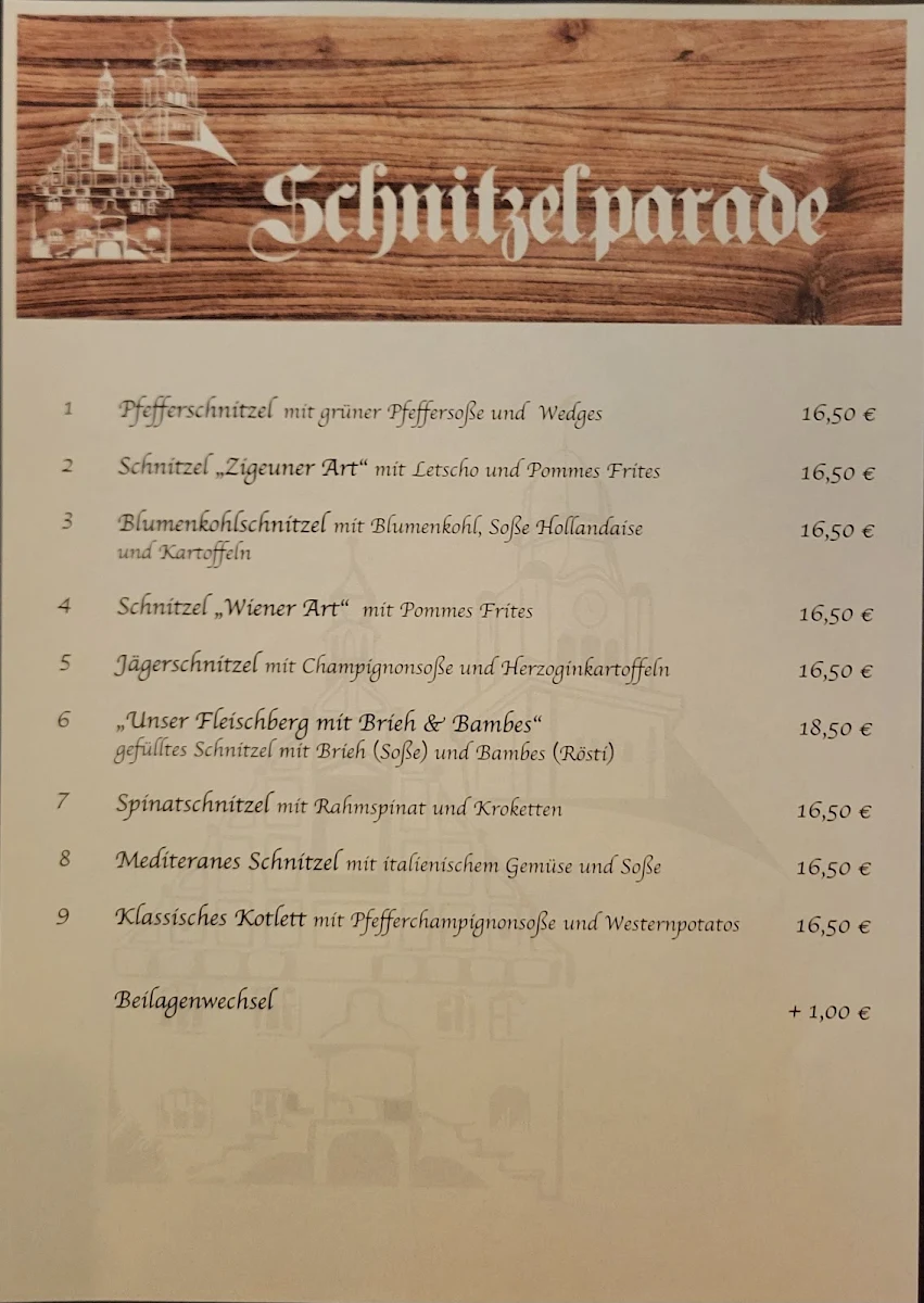Speisekarte photo 2