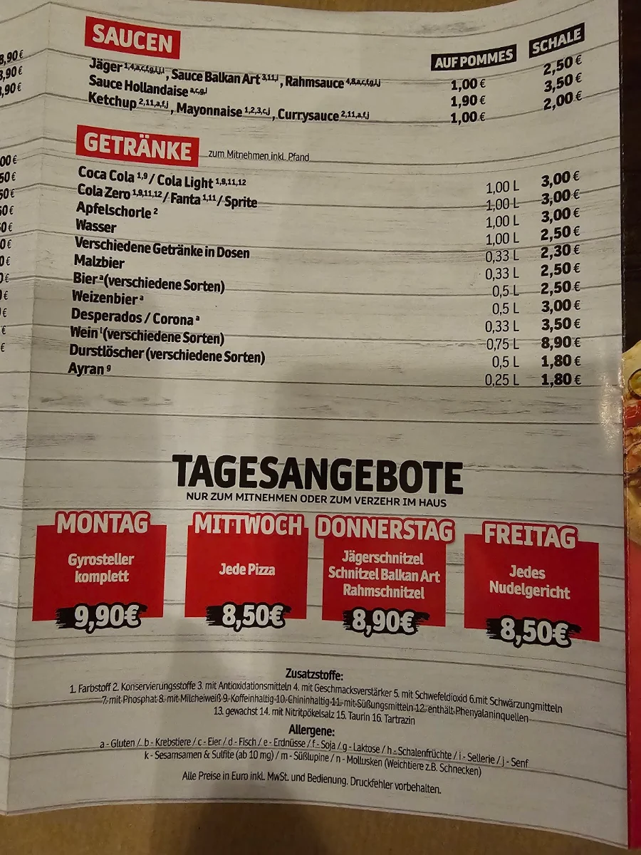 Speisekarte photo 7