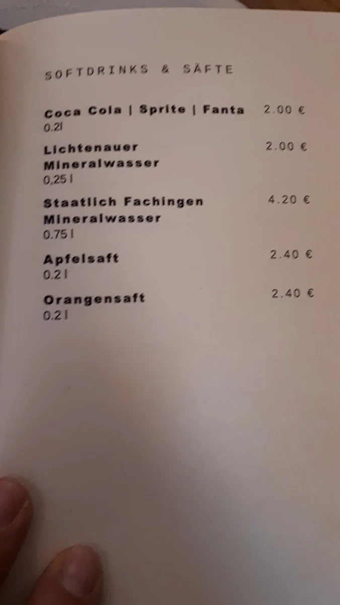 Speisekarte, Café Josef - Frühstück, Kaffee und Kuchen in Eichwalde