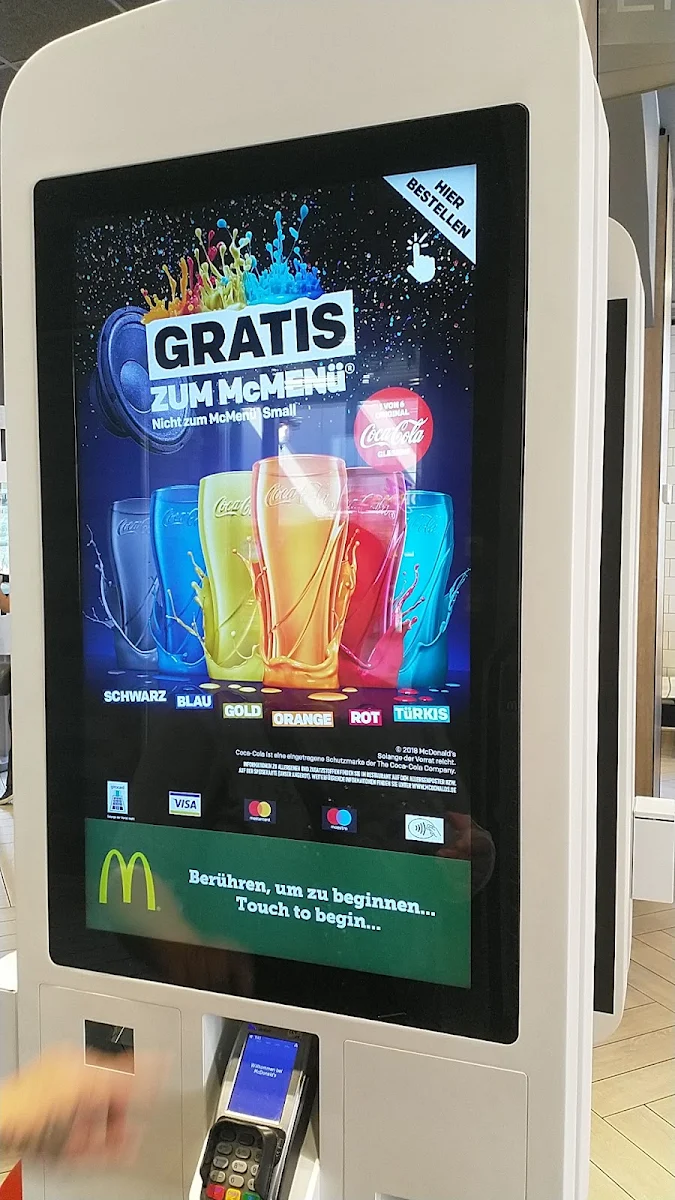 Speisekarte, McDonald's