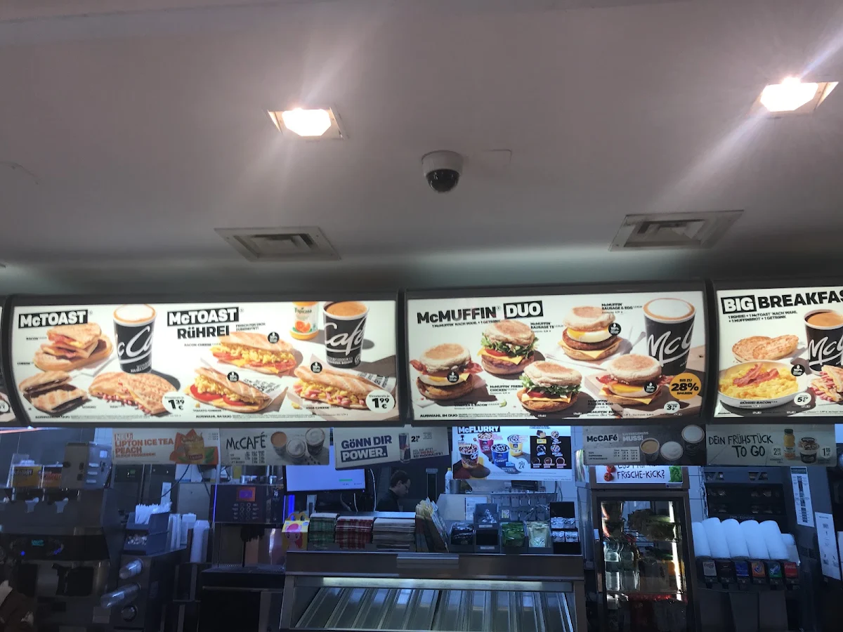 Speisekarte, McDonald's