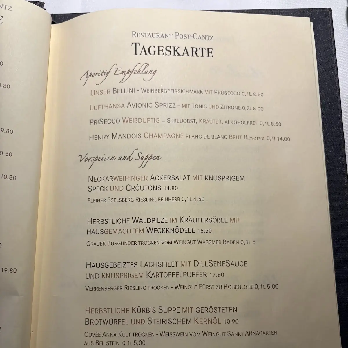 Speisekarte photo 3