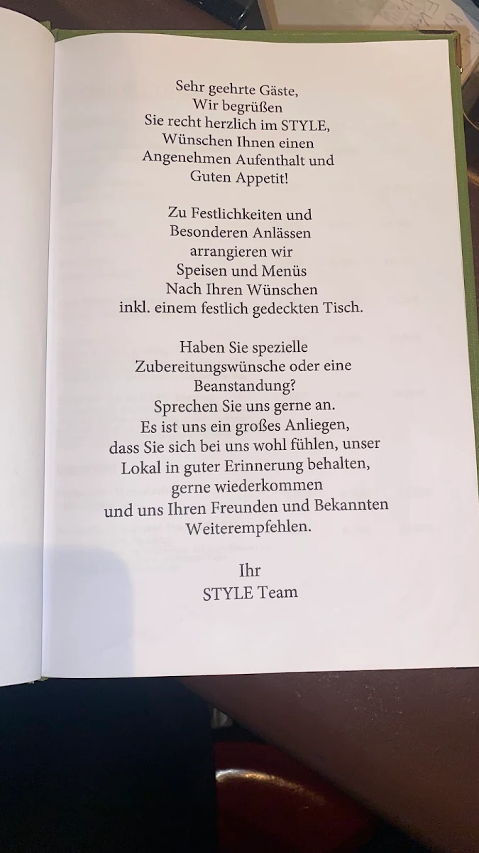 Speisekarte photo 1