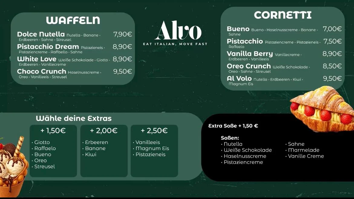 Speisekarte, Alvo Heilbronn