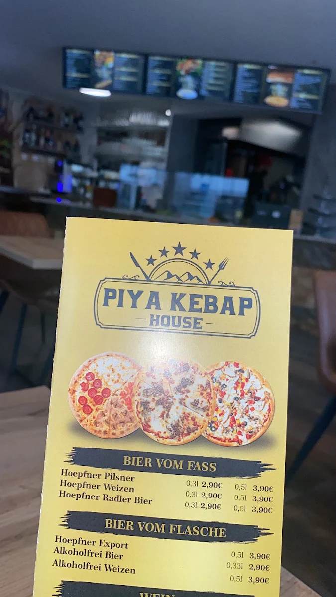 Speisekarte, PİYA KEBAP HOUSE