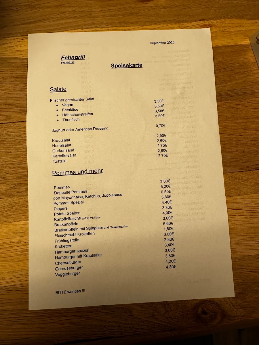 Speisekarte photo 3