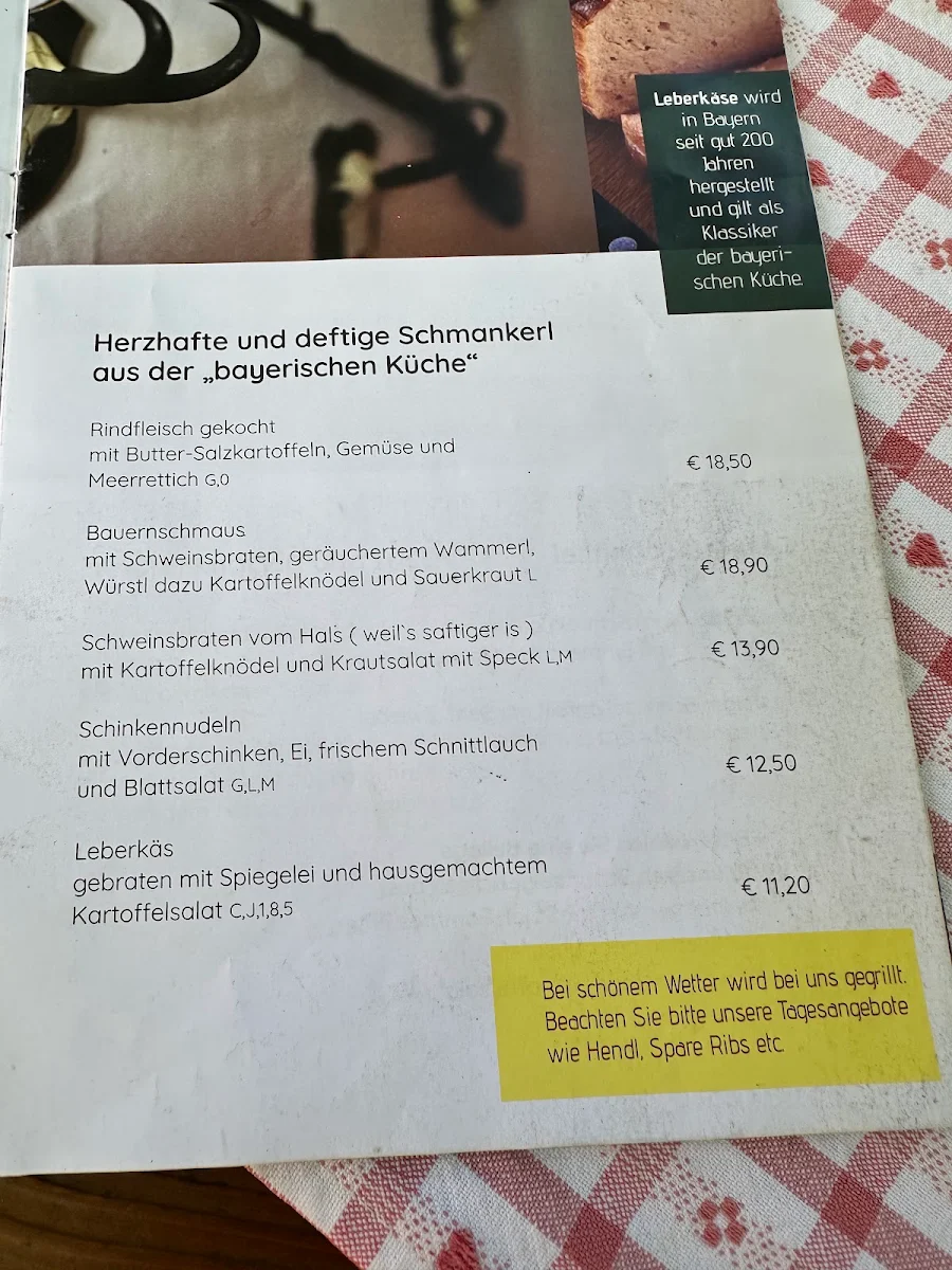 Speisekarte photo 1