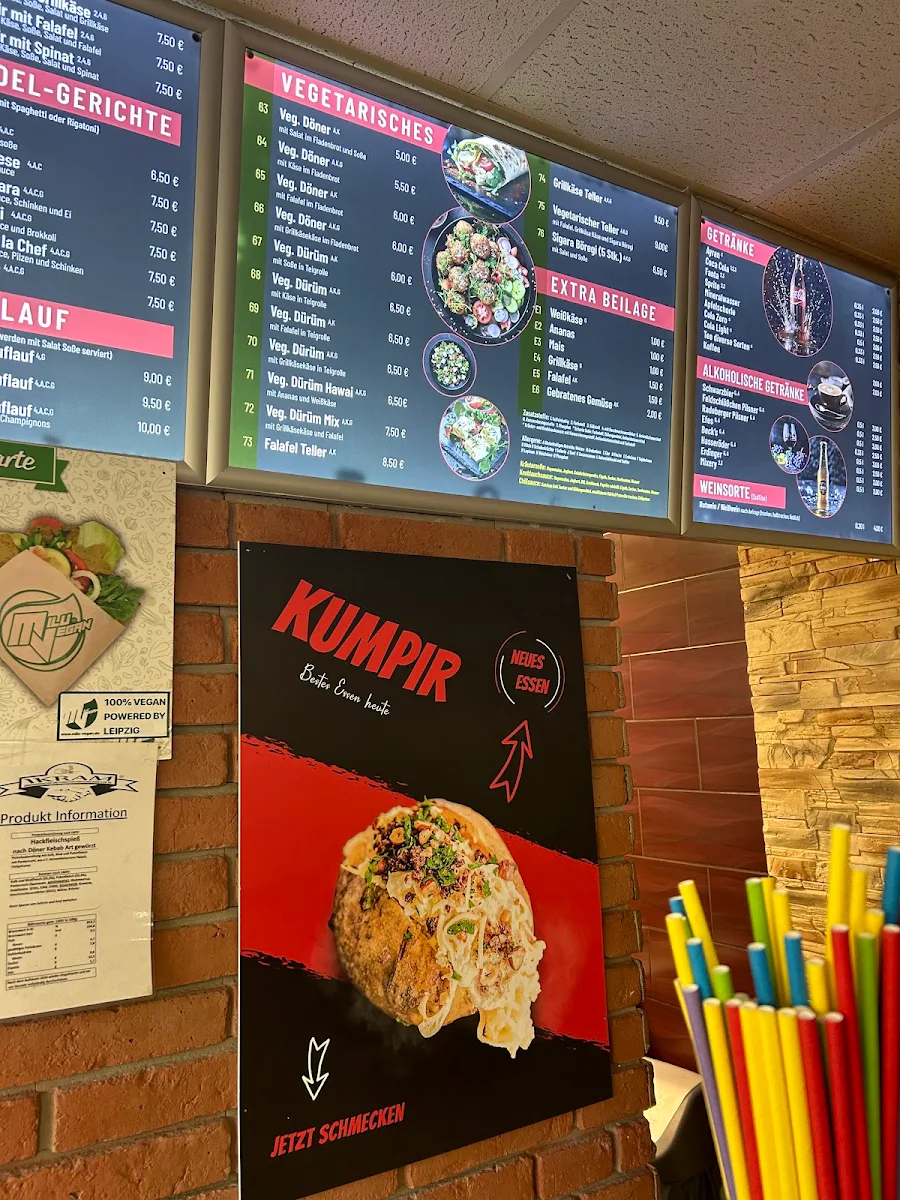 Speisekarte, Mauritius Grill Döner