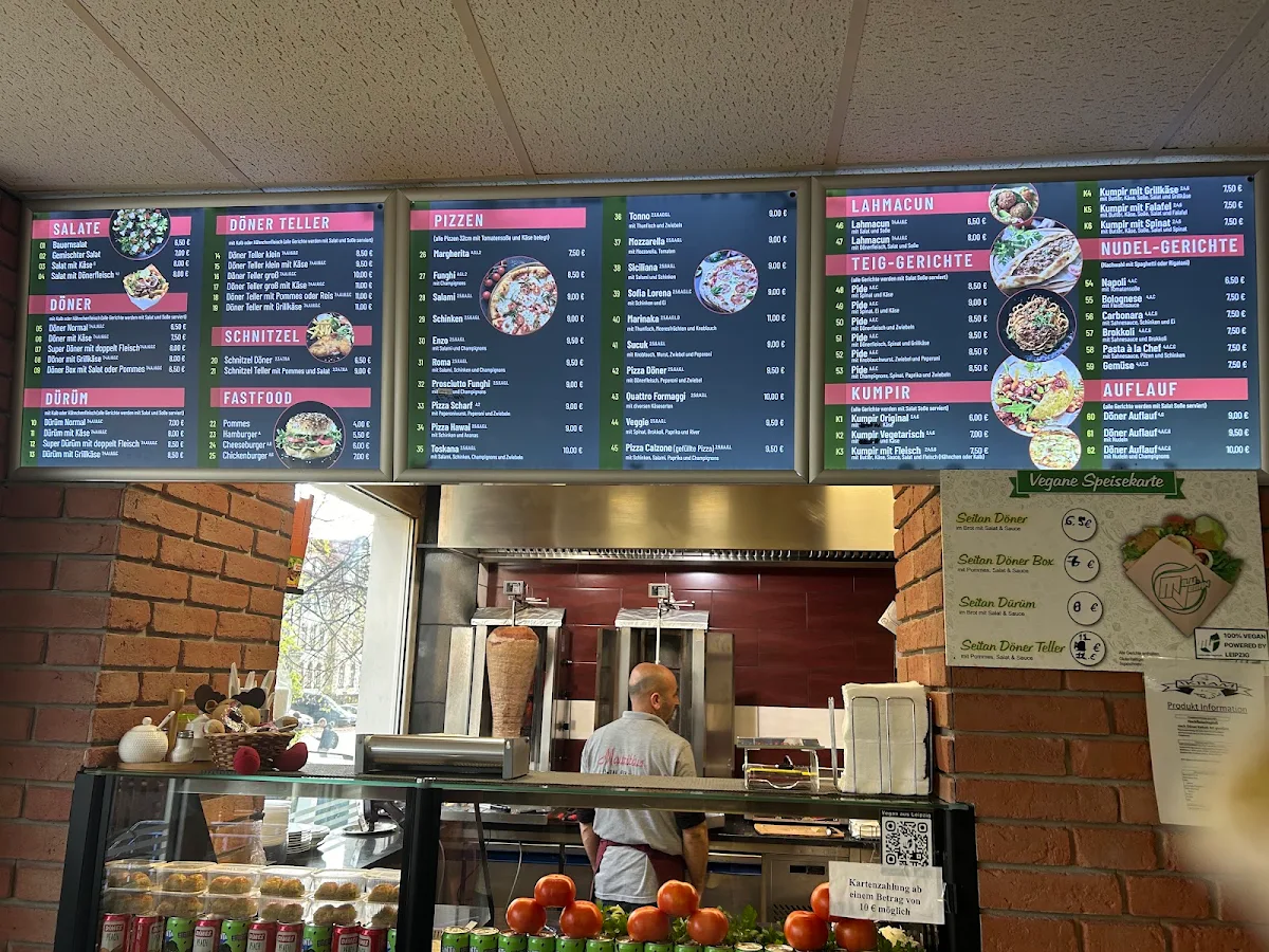 Speisekarte, Mauritius Grill Döner