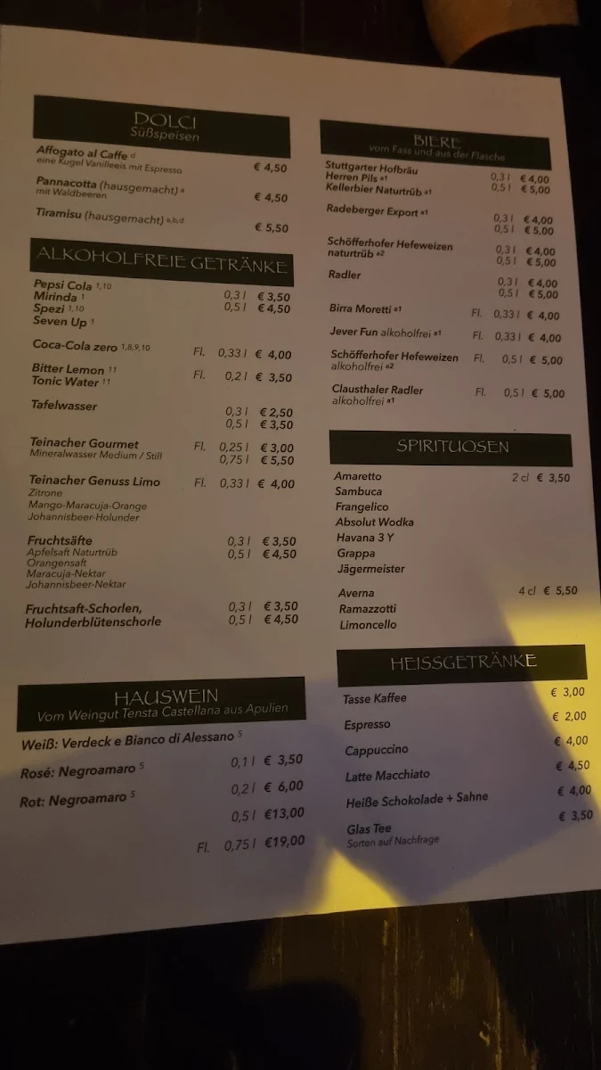 Speisekarte photo 4