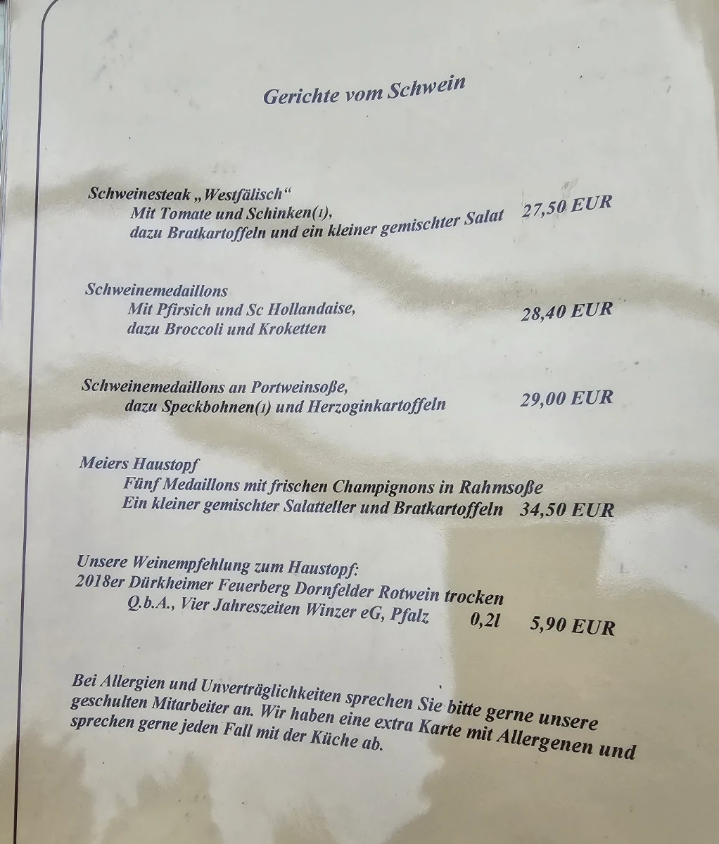 Speisekarte photo 3