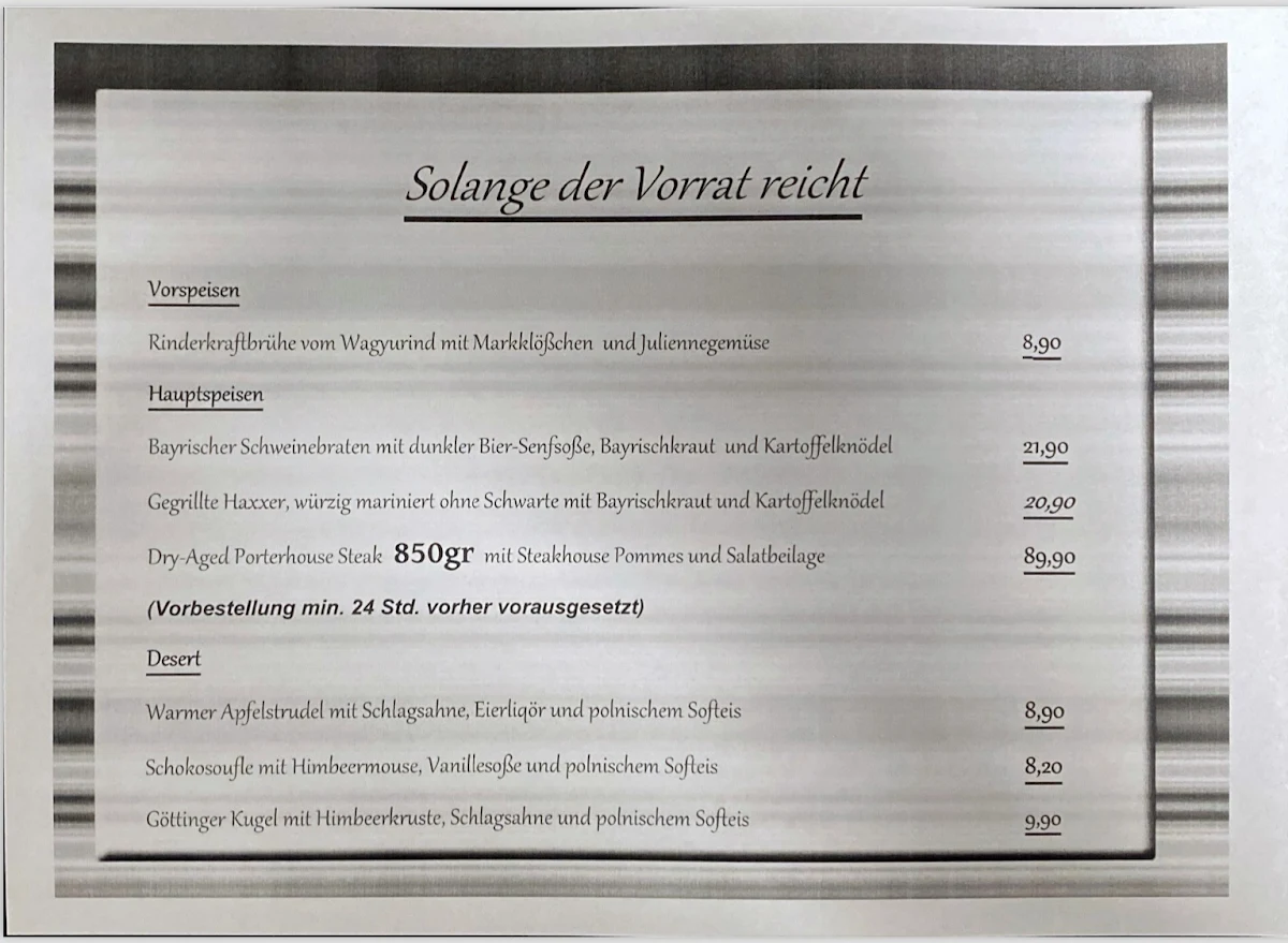 Speisekarte photo 7
