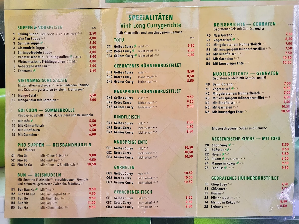 Speisekarte photo 1