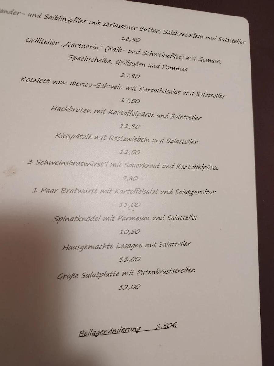 Speisekarte photo 2