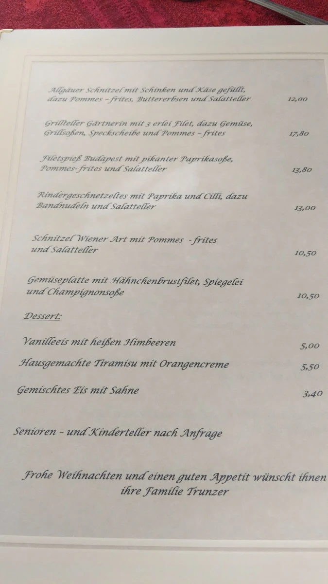 Speisekarte photo 4