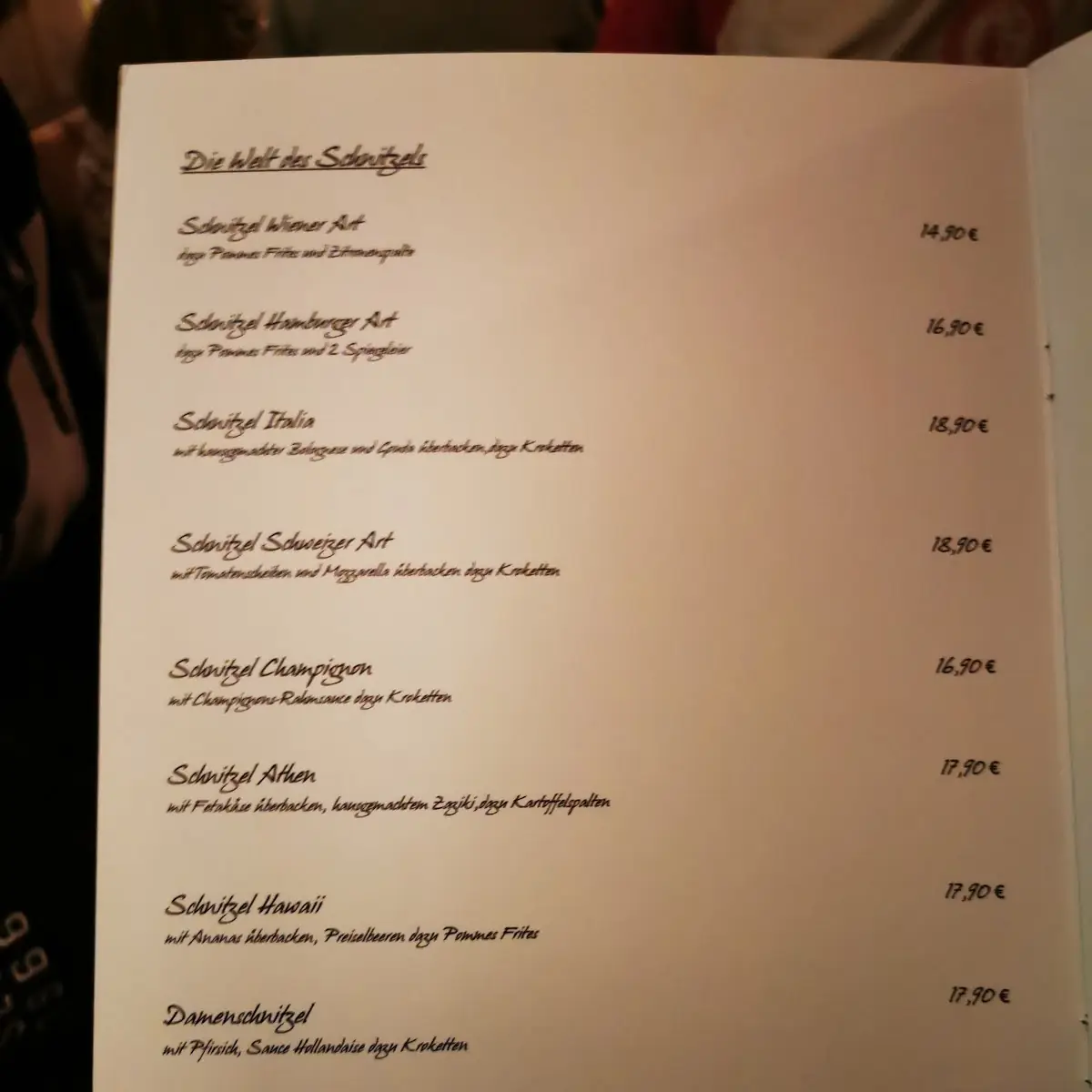 Speisekarte photo 9