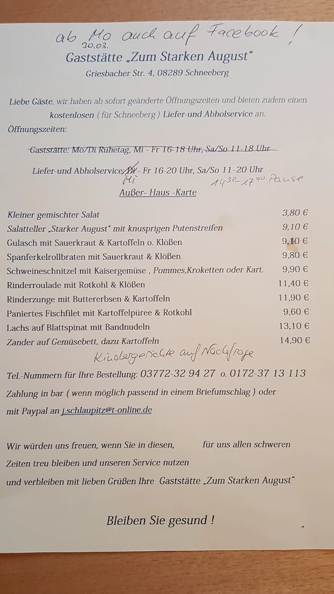 Speisekarte photo 1