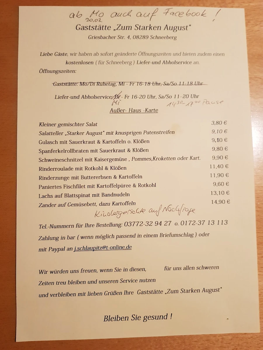 Speisekarte photo 2