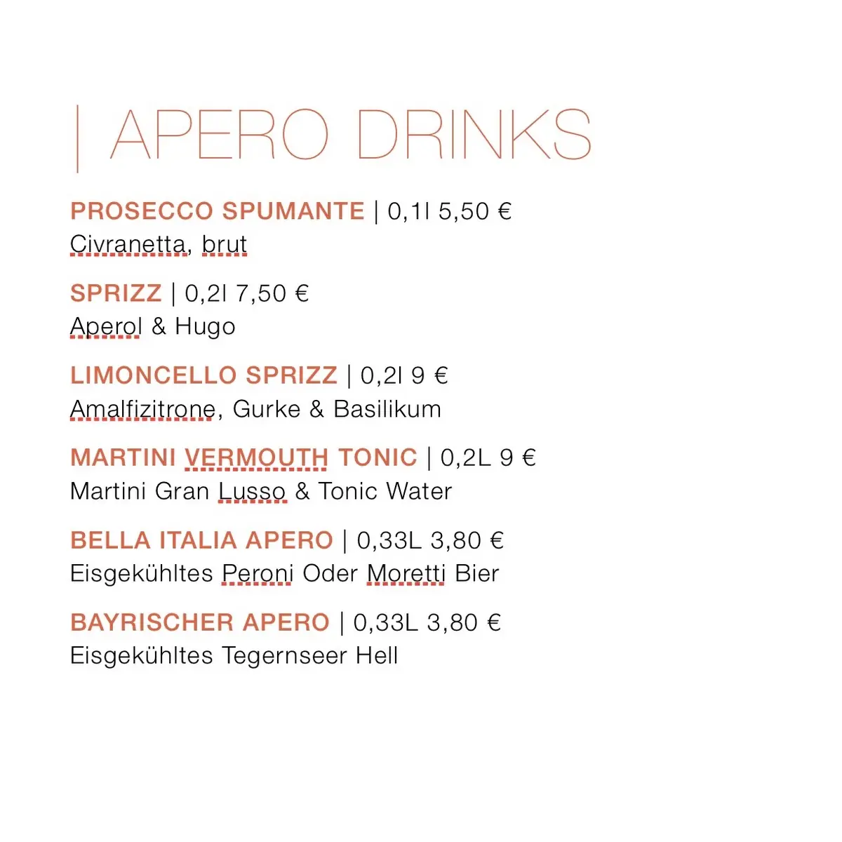 Speisekarte, - PIZZERIA - alla palestra -
