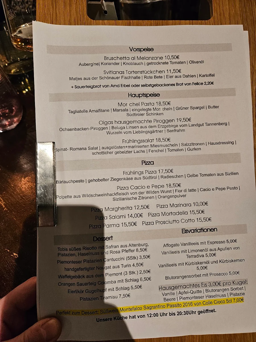 Speisekarte, Salumeria Italiana