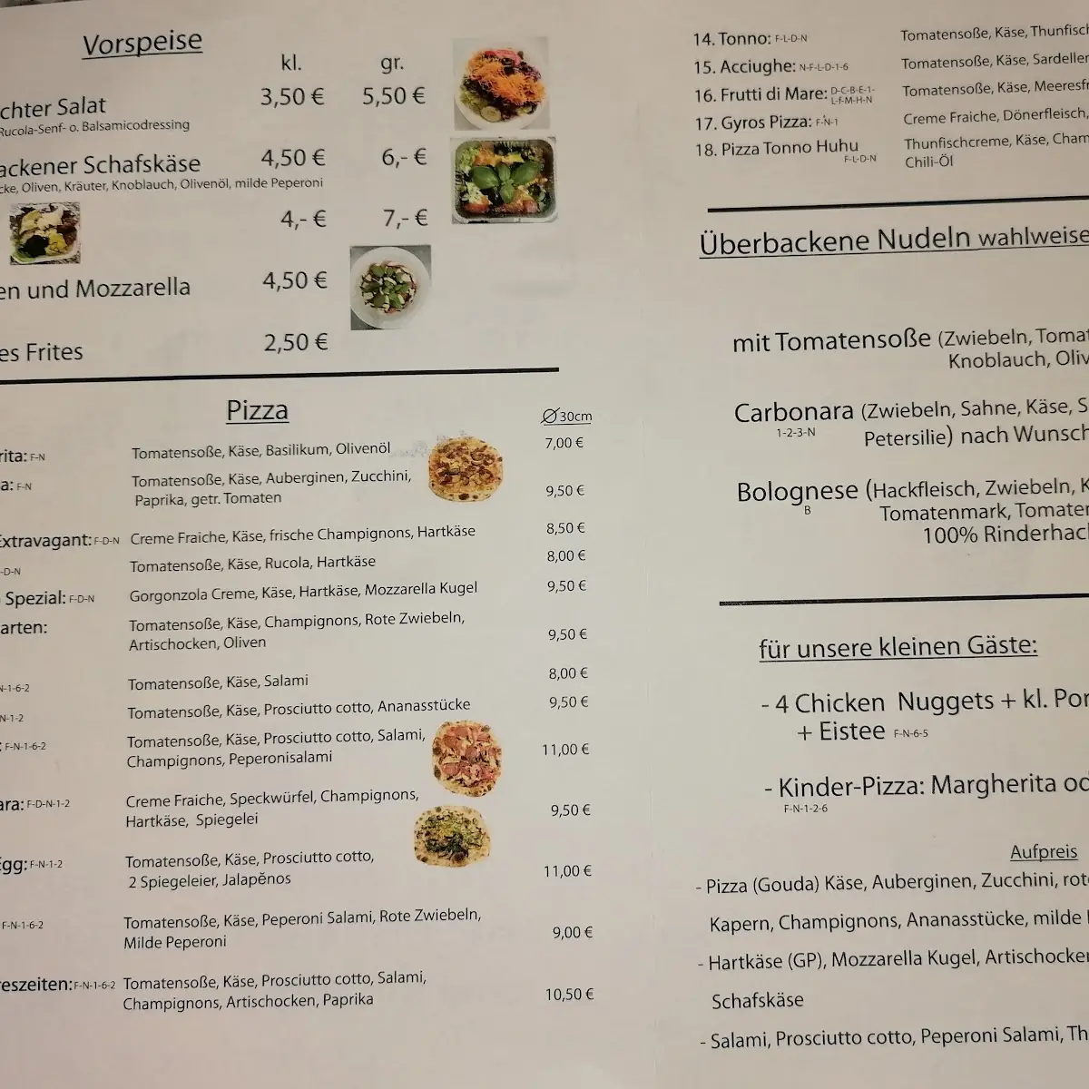 Speisekarte photo 3
