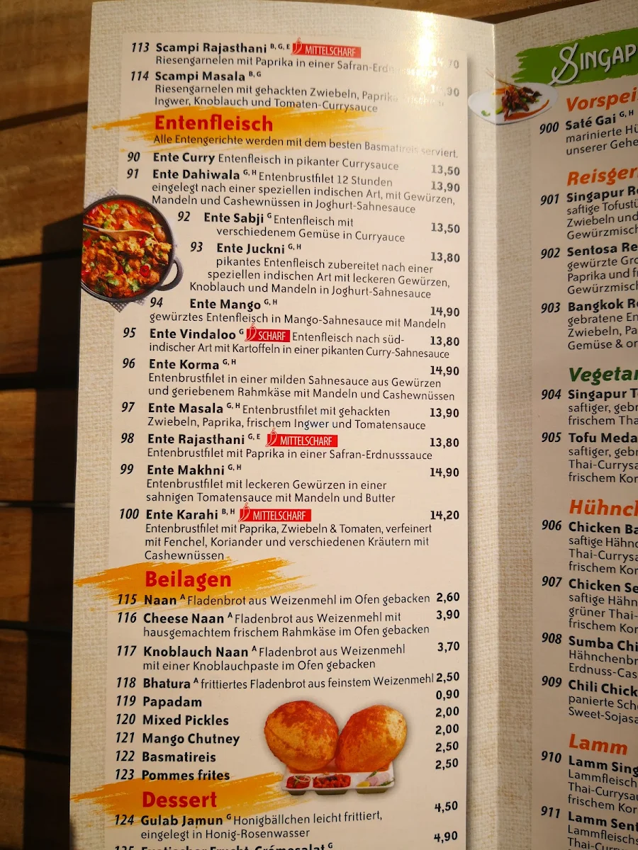 Speisekarte, Aao Ji Restaurant - Schöneiche bei Berlin