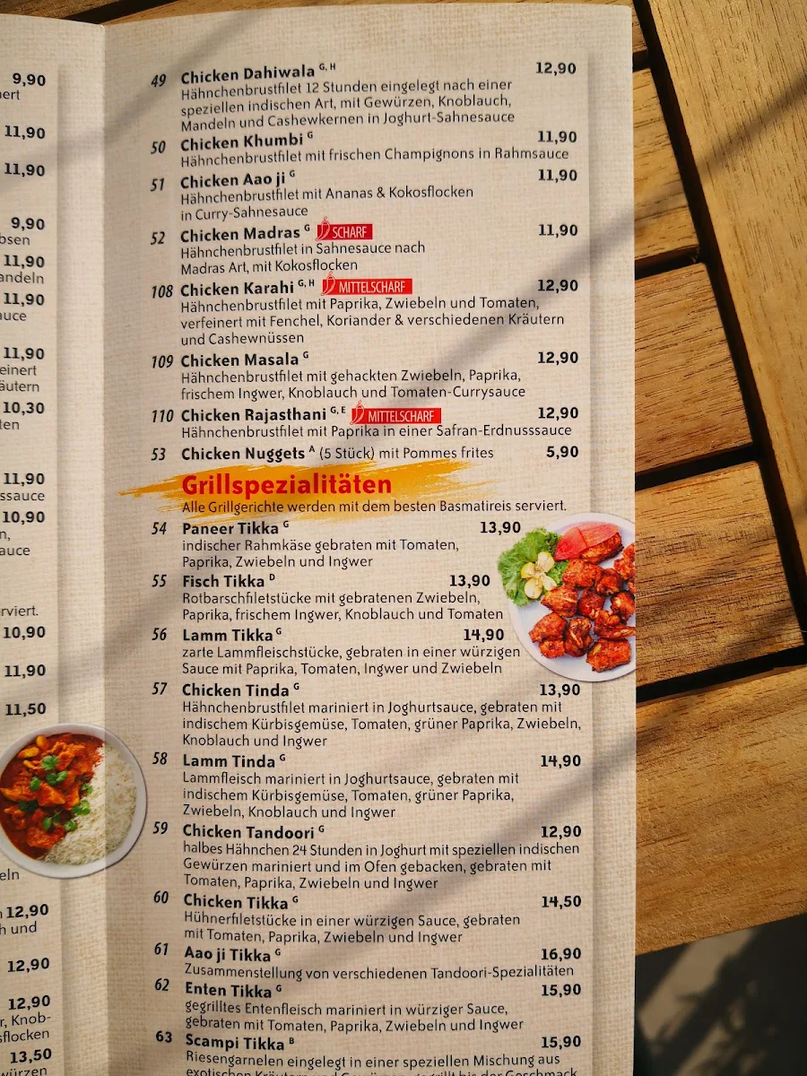 Speisekarte, Aao Ji Restaurant - Schöneiche bei Berlin