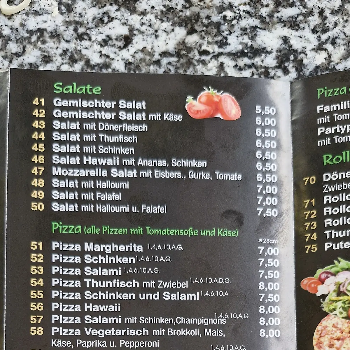 Speisekarte photo 6