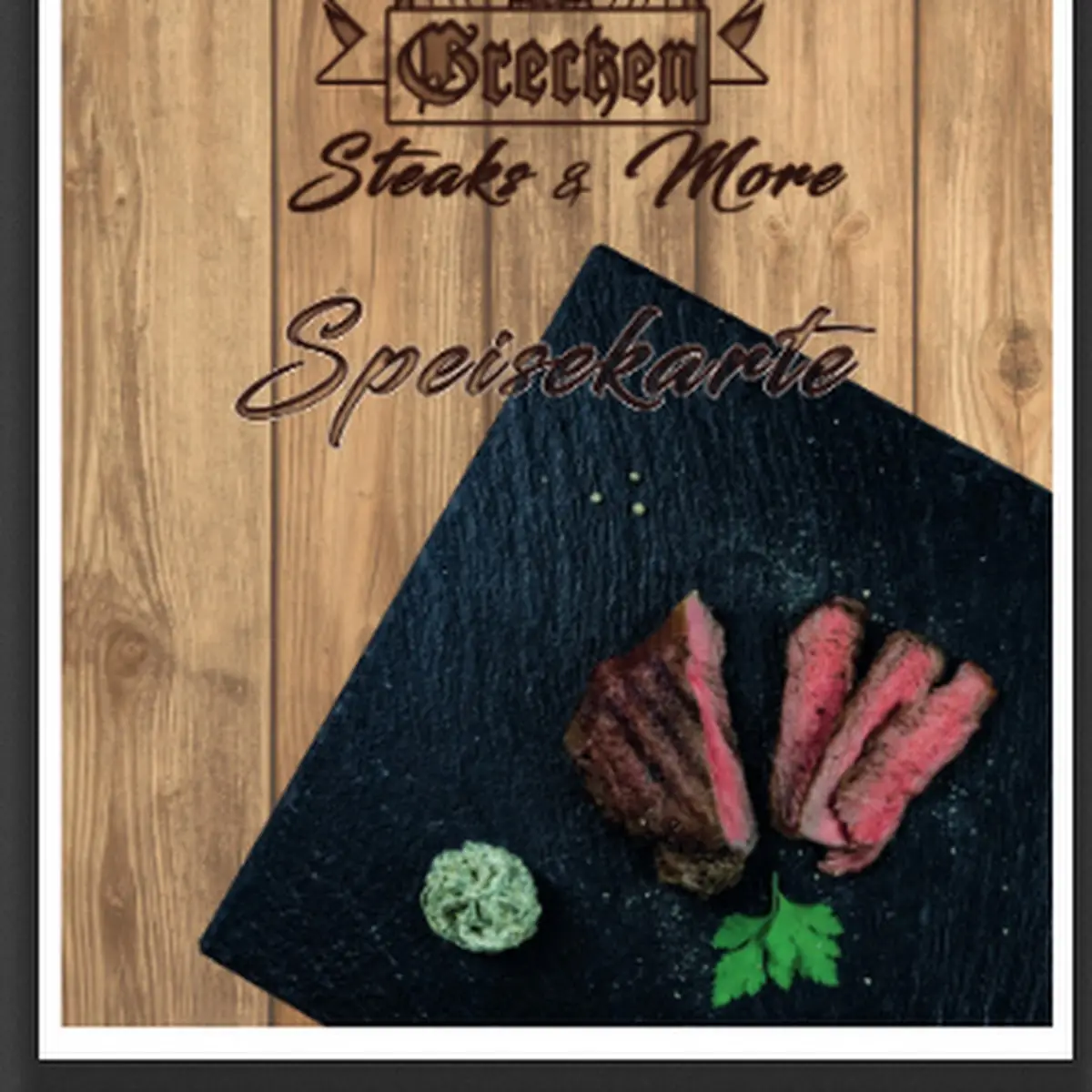 Speisekarte, Bistro Grecken