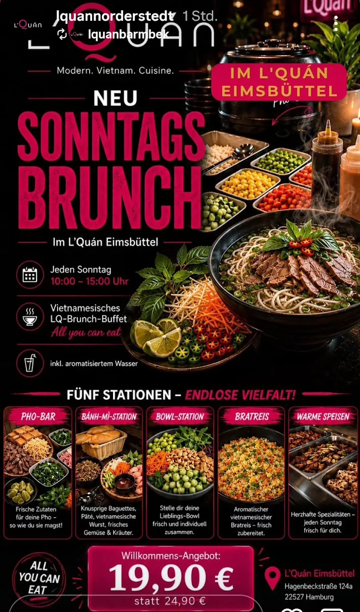Speisekarte, L’Quán Eimsbüttel