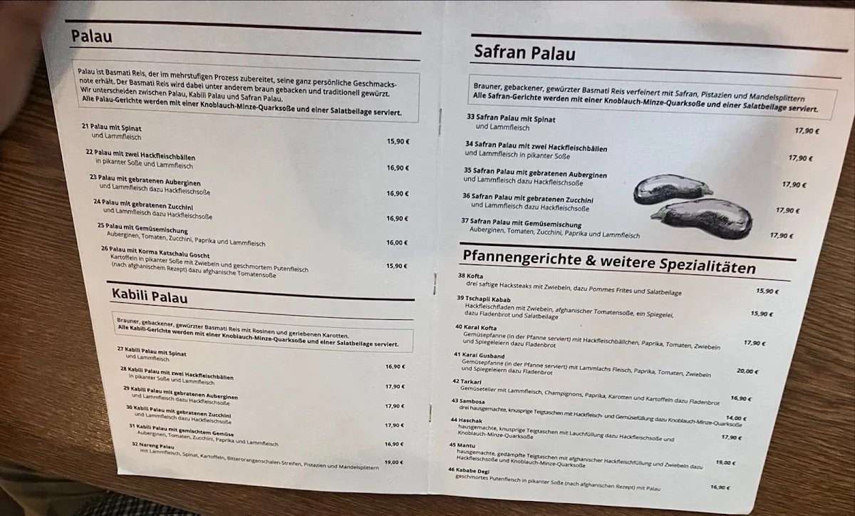 Speisekarte photo 1