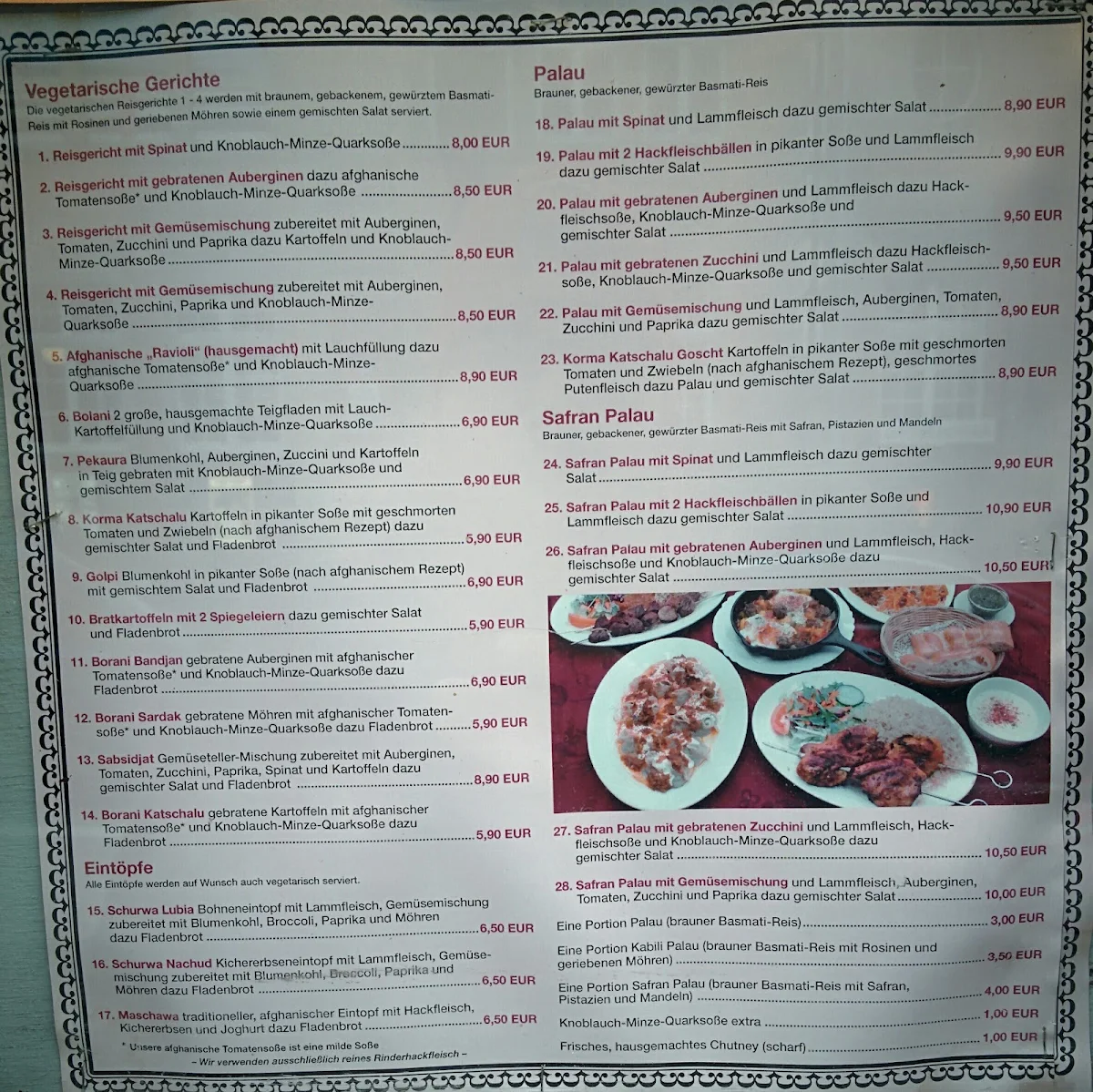 Speisekarte photo 5