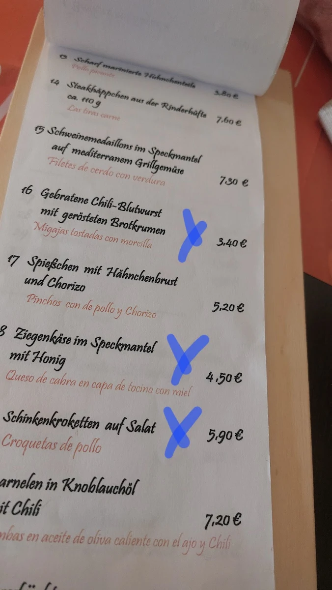 Speisekarte photo 1